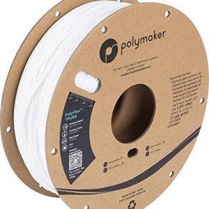 פילמנט גמיש לבן 750 גרם 1.75 מ"מ – POLYFLEX TPU 95A WHITE