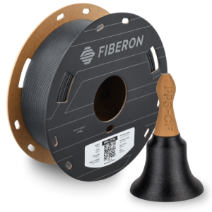 פילמנט PPS מחוזק קרבון שחור 500 גרם קוטר 1.75 מ"מ- Fiberon PPS-CF10 Black 500 gr (PolyMidePA6-GF)