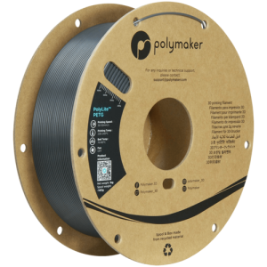 פילמנט אפור כהה 1 ק"ג 1.75 מ"מ- PolyLite PETG Dark Grey